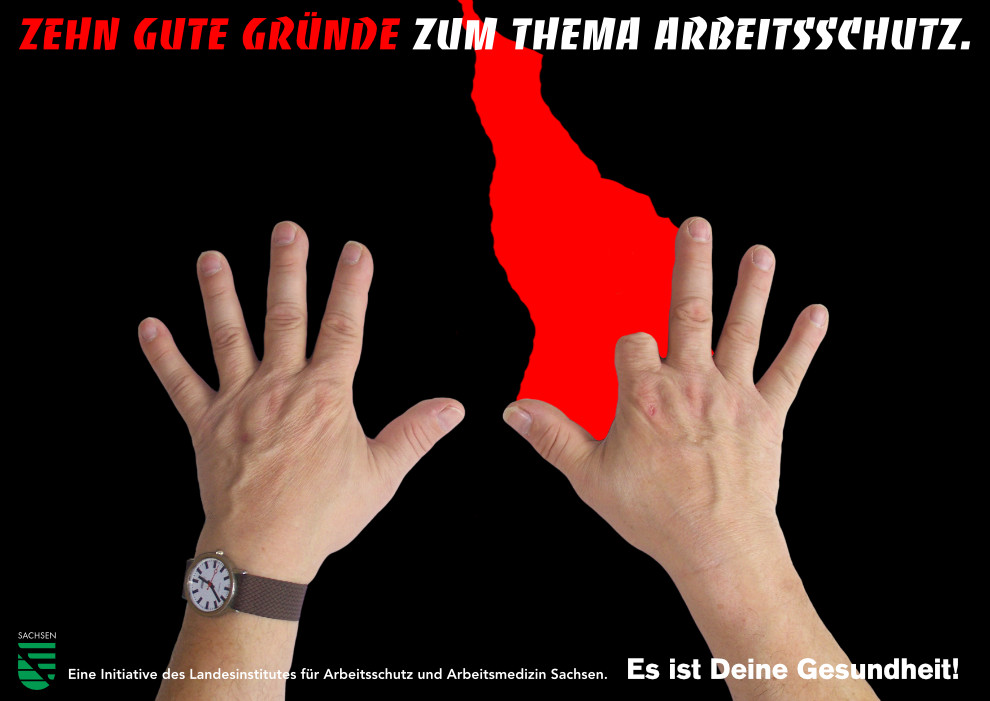 Plakatmotiv • Landesinstitut für Arbeitsschutz und Arbeitsmedizin Sachsen